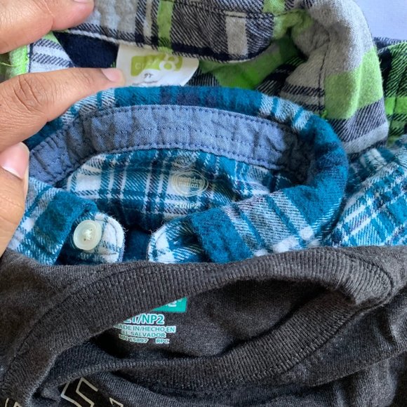 TODDLER BOY 2T MIXED LOT BUNDLE OF 6 HOODIE SHACKET PANTS SHIRTS - Picture 2 of 12